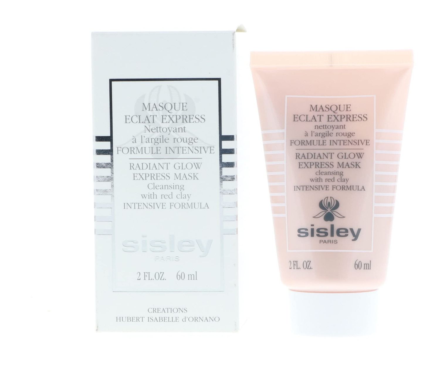Sisley Radiant Glow Express Mask with Red Clays Intensive Formula, 2.3 Ounce