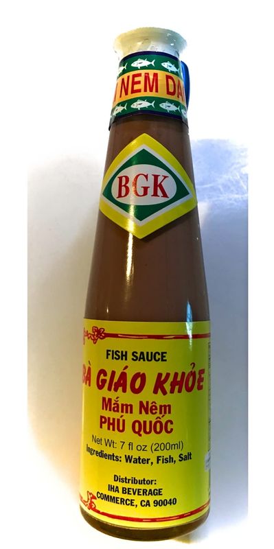 Tufoco 7 oz Fish Sauce Ba Giao Khoe - Mam Nem Phu Quoc 200 ml