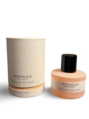 Generic Nostalgia Perfumery WALK IN THE SAND Eau de Parfum - 2 Fl Oz - Notes: Lemon Blossom, White Florals, Wood