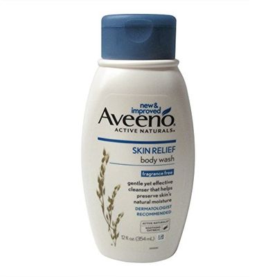 Aveeno Active Naturals Skin Relief Body Wash, Fragrance Free, 12 Ounce Pack of 3