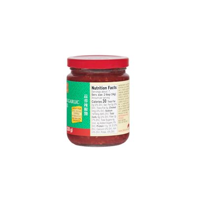 Lee Kum Kee Chili Garlic Sauce 8 oz - 1 Pack, Spicy, Garlicky &amp; Savory Hot Sauce, Perfect for Dipping, Stir-Frying, Seafood, Vegetables, Dim Sum, and Noodles