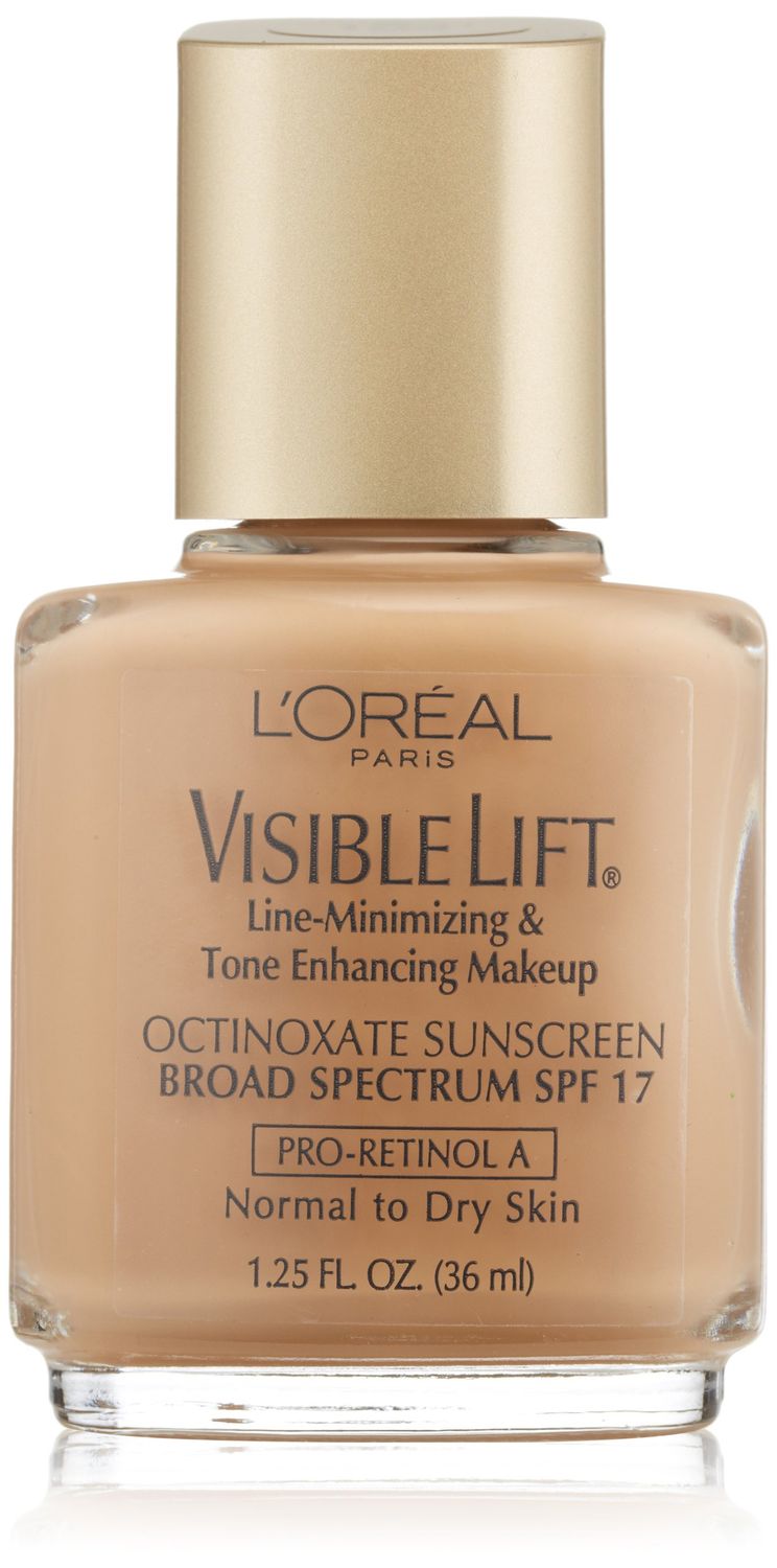 L&#39;oreal Visible Lift Line-minimizing and Tone-enhancing Makeup, NormalDry Skin, Golden Beige, 1.25-Fluid Ounce