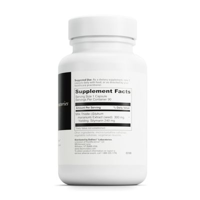 DAVINCI Labs Milk Thistle - Nutritional Supplement to Support Liver Function, Kidney Health and Healthy Digestion - with Milk Thistle and More - Gluten-Free - 90 Vegetarian Capsules