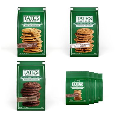 Tate&#39;s Bake Shop Chocolate Chip Cookies Variety Pack, 7 Bags