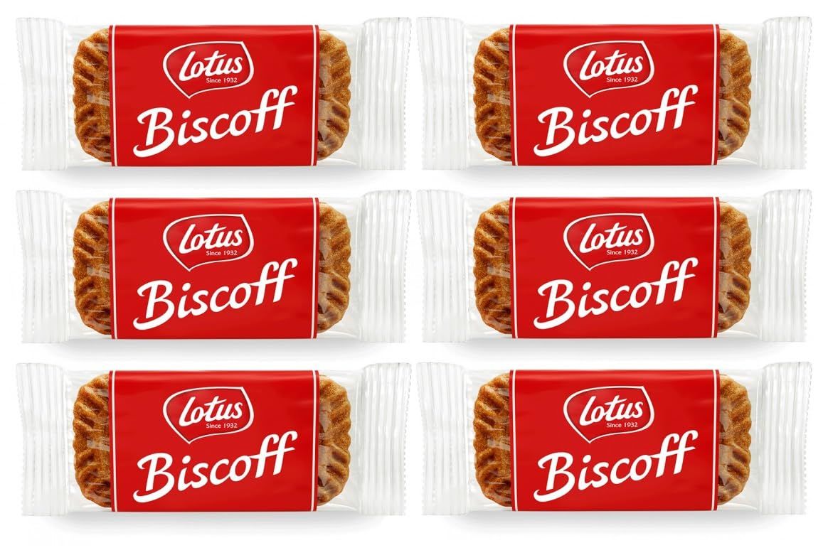 Gourmet Cookies - 50ct of Original Flavor Individually Wrapped Caramelized Biscuits 0.2oz Each