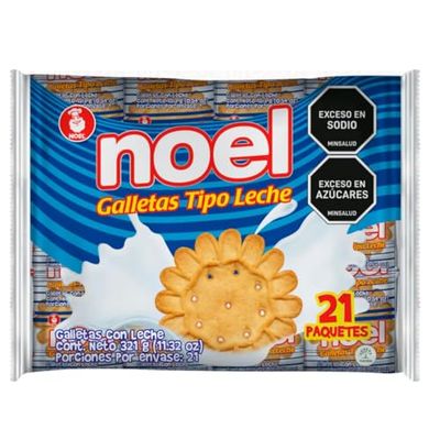 Galletas Tipo Leche Noel 21 Pack - x 320 g - Milky Cookies - Imported from Colombia