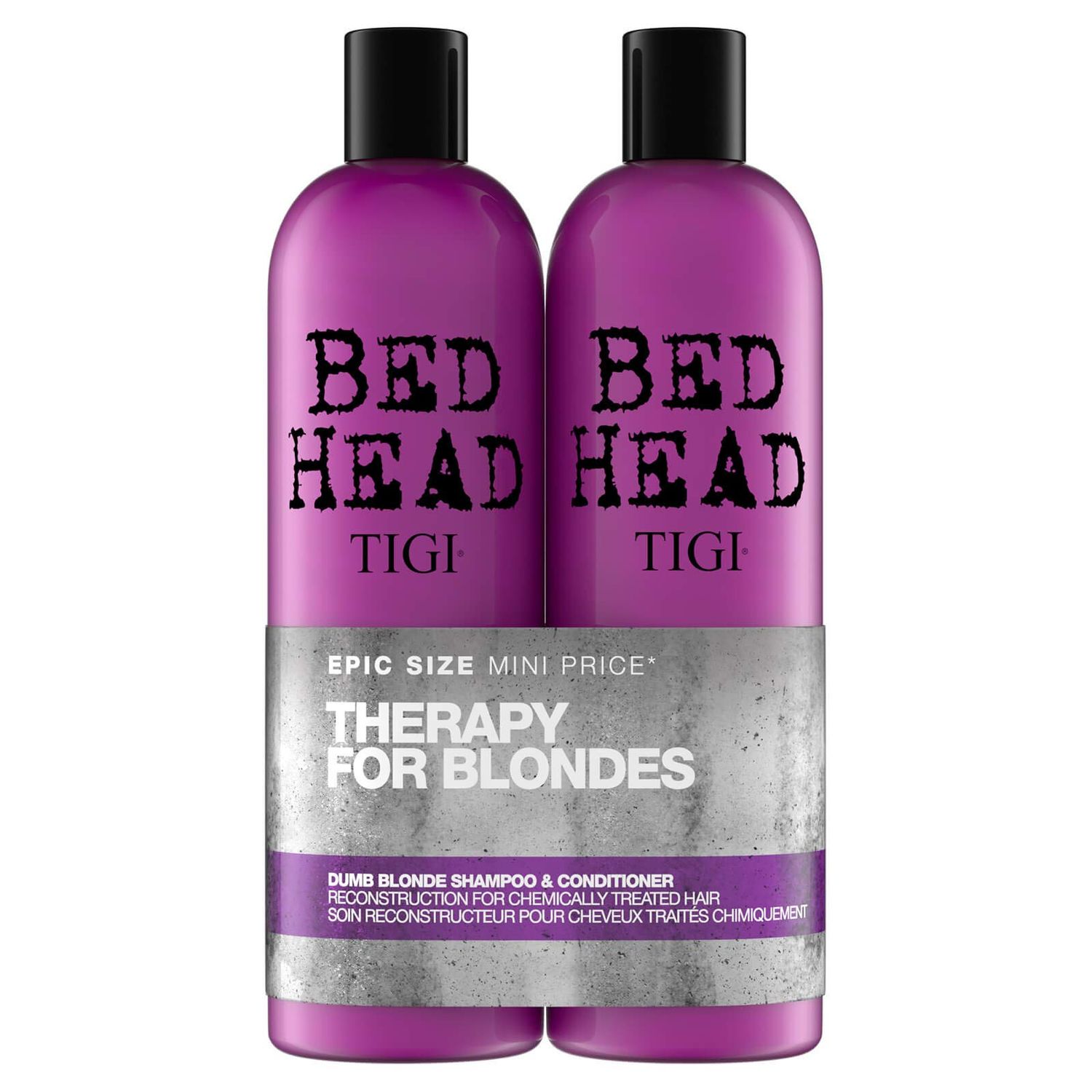 Tigi Tigi Bed Head Dumb Blonde Shampoo &amp; Reconstructor Conditioner Duo Pack, 50 Oz