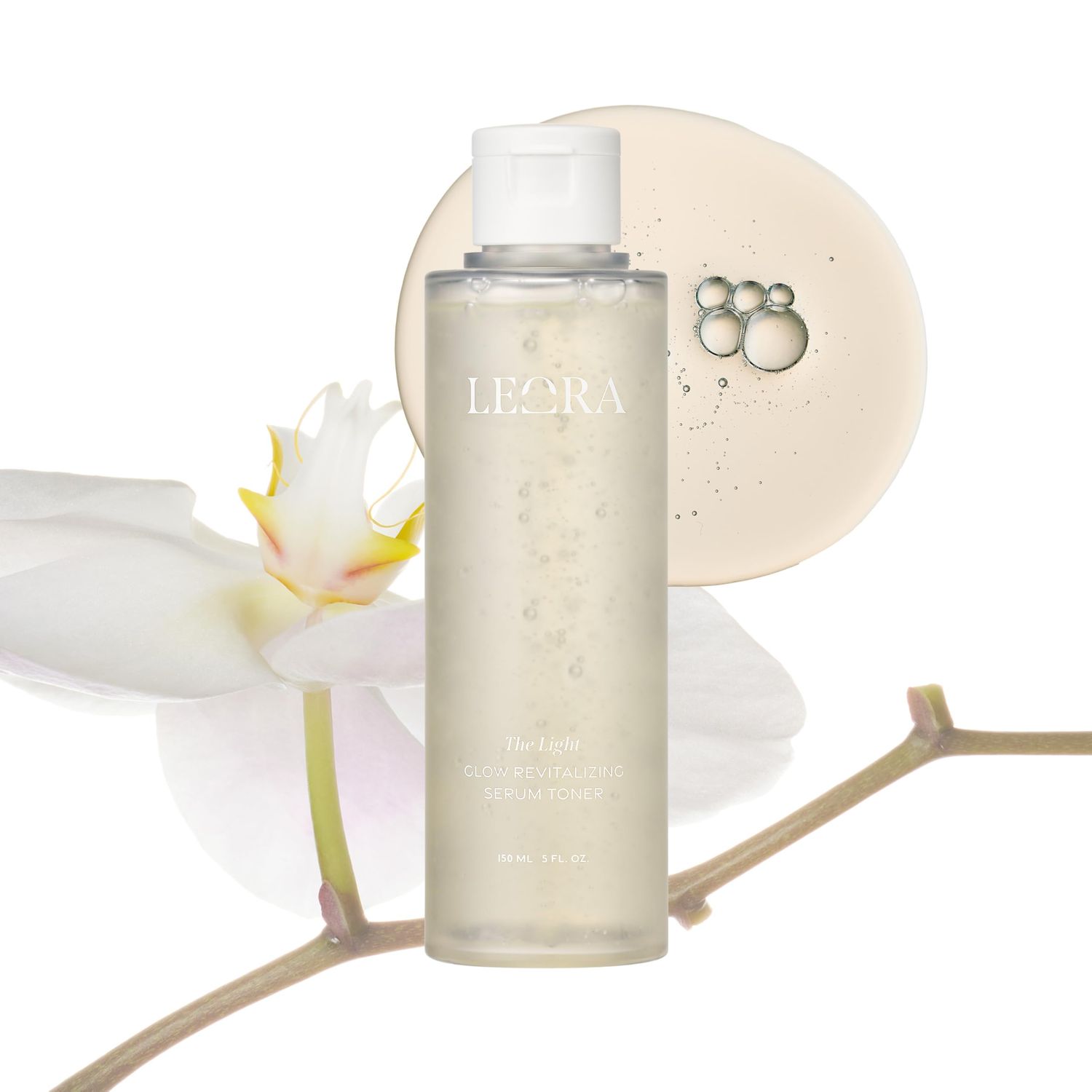 LEORA Glow Revitalizing Serum Essence, 150ml 5.07 fl.oz I EWG Green Verified I Glass Skin, Even Toning, for Hyperpigmentation I Vitamin C, E, Niacinamide I Cruelty-Free, Vegan
