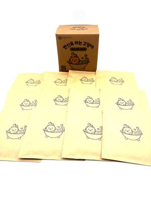 Slow Living Beauty Organic Mugwort Bath Water additive for Women's Healty, Beauty and Moist Skin 12 Packs