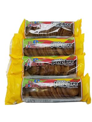 Galletas Cucas de Jenjibre Puerto Rico 4 Pack