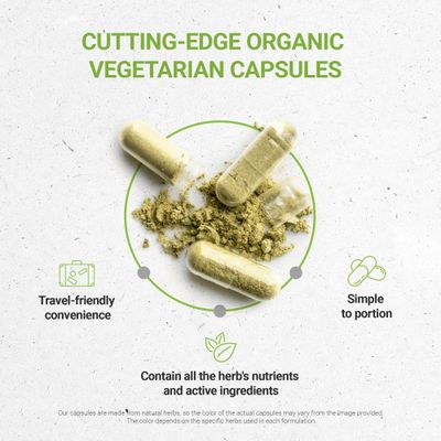 Secrets of the Tribe Agaricus Blazei USDA Organic 120 Capsules Made with Organic Vegetarian Capsules and Organic Agaricus Blazei Agaricus blazei murill Dried Mushroom 120 Capsules