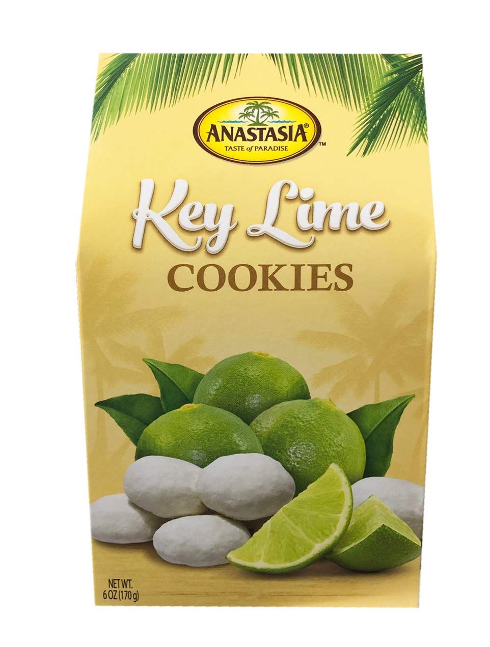 Anastasia All Natural Key Lime Cookie with Sugar Powder 6oz, 1 Pack