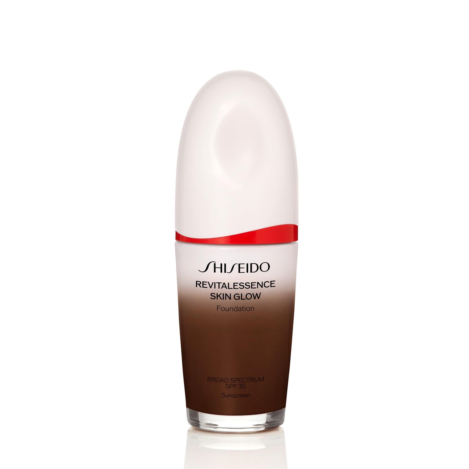 Shiseido RevitalEssence Skin Glow Foundation SPF 30, 560 Obsidian - Buildable, Medium Coverage - 24-HR Hydration &amp; 12-HR Wear - Transfer, Crease &amp; Fade Resistant - Non-Comedogenic - All Skin Types