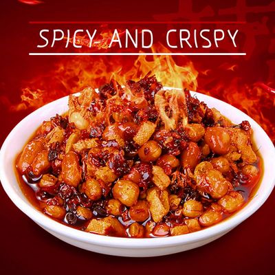 MIAOGUNIANG Spicy Chili Crisp Hot Sauce Include Soybean, peanut and Tofu, Chinese Chili Crisp Oil, All-Natural Chili Crunch Oil, Perfect for Noodles, Meats, Veggies, and Dumplings 8.8oz250g