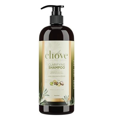 Cliove Clarifying Shampoo for Oily Hair - Removes Buildup &amp; Residue - Sulfate-Free, Organic Ingredients - 8.5 oz