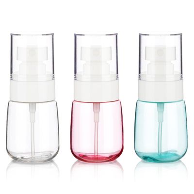 GIVITASOT 3pack Small Spray Bottle, 1oz Mini Spray Bottles, Empty Travel Spray Bottle, Fine Mist Plastic Spray Bottles ClearGreenPink