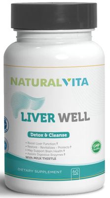 Liver Well 2 Cleanse, Metabolic Support Dtox - Liver Supplement for Liverwell Health with Milk Thistle Extract
