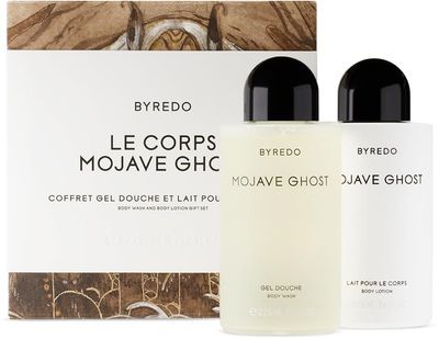 Byredo Mojave Ghost Body Wash and Body Lotion Boxed Gift Set 2 x 7.6 Fluid Ounces 225 ml