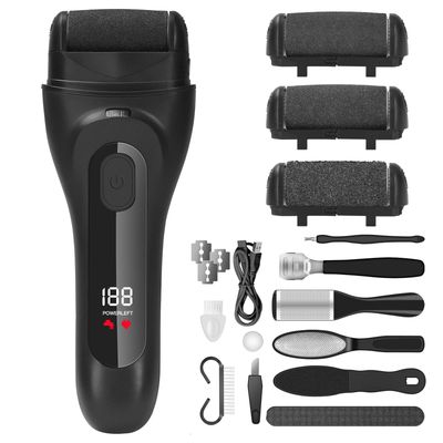 Electric Feet Callus Removers Rechargeable,Portable Electronic Foot File Pedicure Tools, Electric Callus Remover Kit,Professional Pedi Feet Care Perfect for Dead,Hard Cracked Dry Skin Ideal Gift