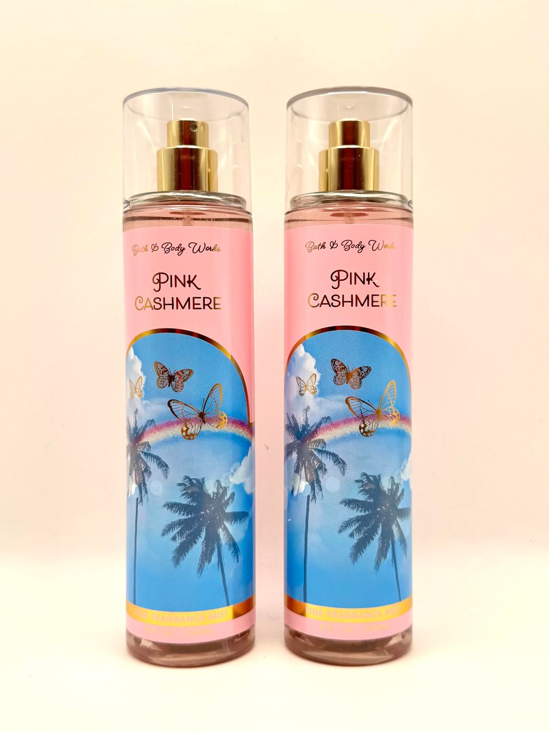 Bath and Body Work Pink Cashmere Fine Fragrance Mist, Jasmine and Sandalwood Scent, Dermatologist Tested, Not Tested on Animals