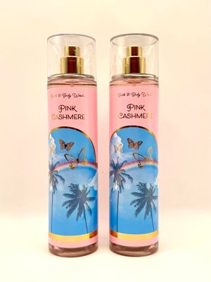 Bath and Body Work Pink Cashmere Fine Fragrance Mist, Jasmine and Sandalwood Scent, Dermatologist Tested, Not Tested on Animals