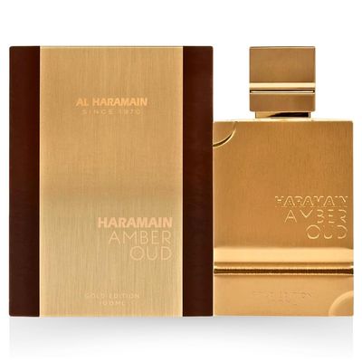 Al Haramain Amber Oud Gold Edition Eau De Parfum Spray 100ml (3.4 oz) - Unisex Arabian Perfume for Women &amp; Men, Long-Lasting Amber Cologne with Refreshing &amp; Sweet Fragrance
