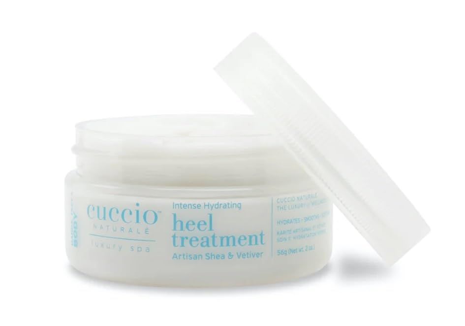Cuccio Pedicure Hydrating Heel Treatment - Intensive Moisturizer with Argan Oil and Urea for Dry, Cracked Heels, Non-Greasy, Fast-Absorbing, Salon-Quality Care, 2 oz
