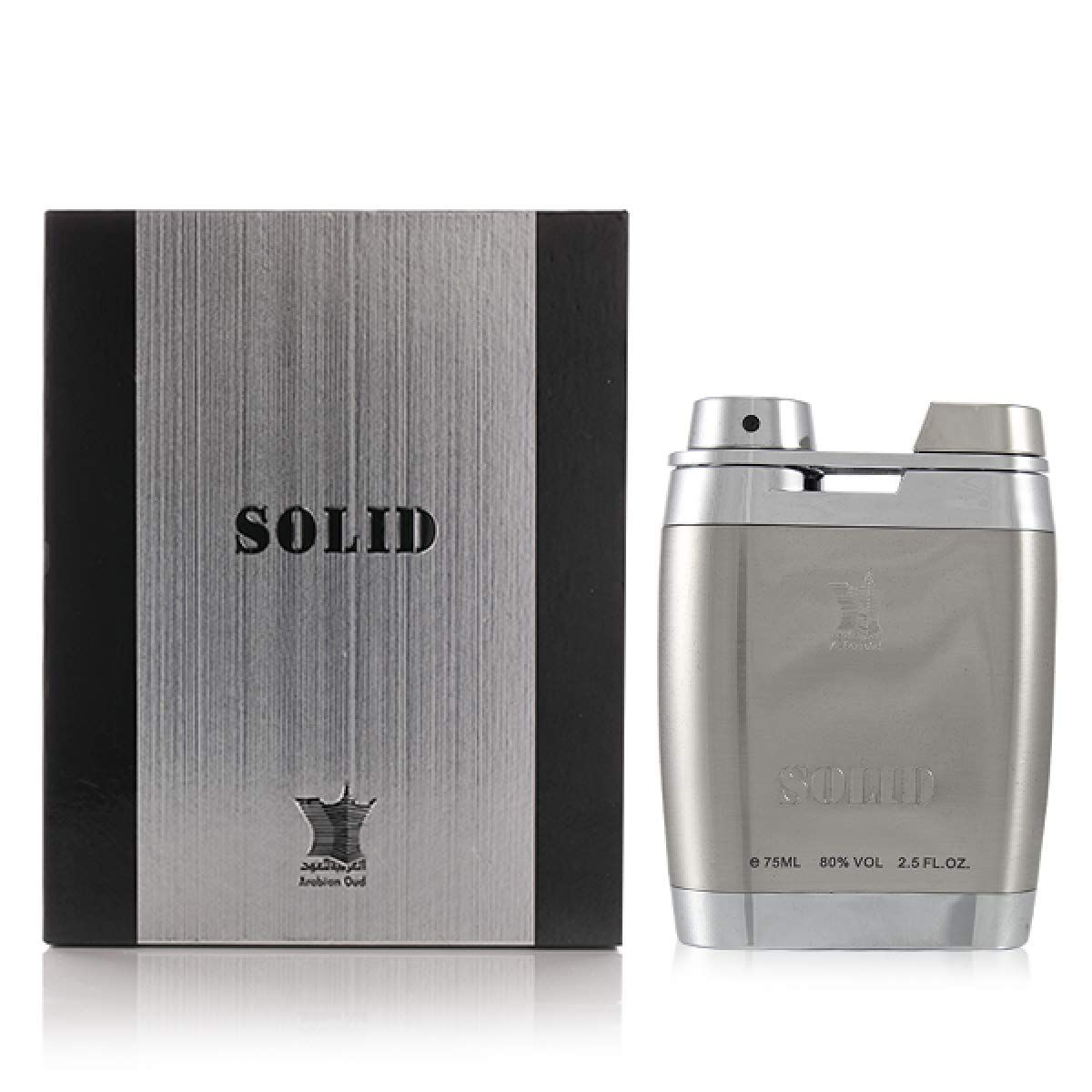 Arabian Oud SOLID 75 ml | Eau de Parfum for Him | Caramel, Fraisia flower, Musk and Vanilla | Sweet and Fruity Scent.