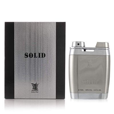 Arabian Oud SOLID 75 ml | Eau de Parfum for Him | Caramel, Fraisia flower, Musk and Vanilla | Sweet and Fruity Scent.
