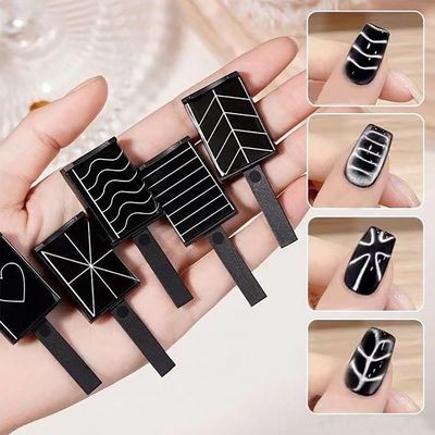 WOKOTO 15Pcs Cat Eye Nail Magnets Pens For Cat Eye Nail Art Tools Gradient Design Cat Eye Magnet For Nails Cat Eye Magnet Sticks For Women Nails Magnets Wand For Magnetic Nail Polish