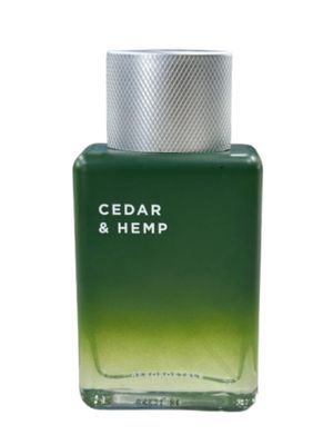 Cedar &amp; Hemp Cologne for Men - Fresh Woody Herbal Fragrance with Hemp Extract, 2 fl oz | Natural Everyday Scent with Cedarwood and Hemp Notes, Great Gift Idea, Long-Lasting Spray
