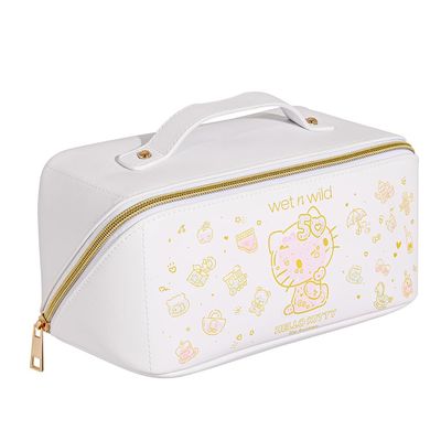 wet n wild Hello Kitty Makeup Bag, Unique Travel Friendly Design, 50th Anniversary Soft Pink Print, Cruelty-Free &amp; Vegan