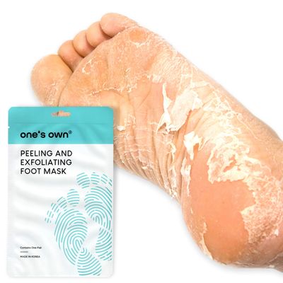 Ones Own Korean Peeling &amp; Exfoliating Foot Mask Premium Feet Care at Home Removes Dead Skin &amp; Calluses Hydrates Dry &amp; Cracked Feet Cruelty-Free Foot Peel Off Mask for Baby Soft Skin Pack of 1 pair