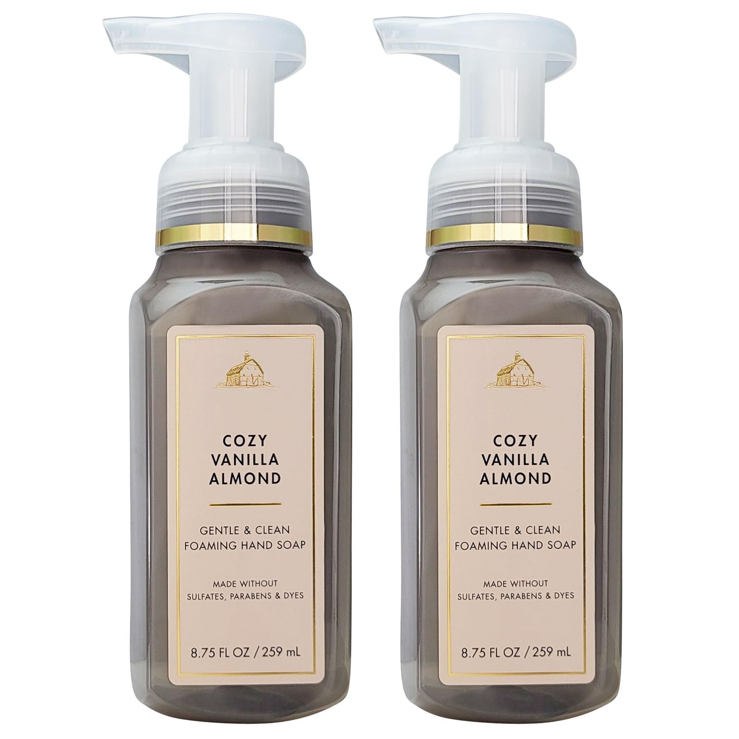 Generic Bath ad Body - Foaming Hand Soaps - 8.75 Fl Oz / 259 mL (2 Pack) (2, Cozy Vanilla Almond)