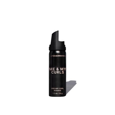The Beachwaver Co. Me &amp; My Curls Creamy Curl Mousse (Travel Size) - For Curl Shine and Definition - Adds Volume to Hair and Locks in Moisture - Vegan (1.9 Fl Oz)
