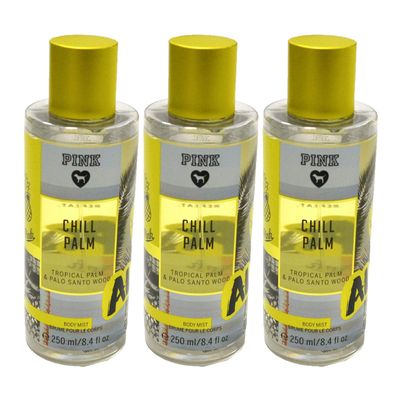 Victorias Secret Pink Chill Palm Body Mist Lot of 3