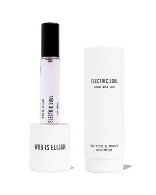 WHO IS ELIJAH Electric Soul Perfume, Unisex Eau de Parfum for Men &amp; Women, Floral, Musk &amp; Spicy Fragrance with Notes of Pink Pepper, Pear, Raspberry &amp; Peach, Travel Ready Unisex Cologne, 0.3 Fl Oz