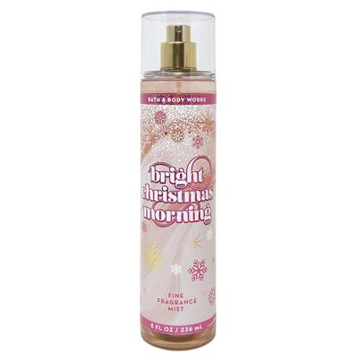 Bath &amp; Body Works Fine Fragrance Body Spray Mist 8 fl oz / 236 mL (Bright Christmas Morning) Packaging Design Varies
