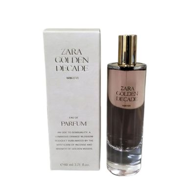 Zara Golden Decade Winter Perfume for Women EDP Eau De Parfum 80 ML (2.71 FL. OZ)