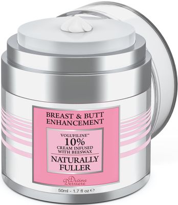 Divine Derriere Perky Lift &amp; Firm Breast Cream with Powerful Skin Tightening Volufiline - Plump and Volumize Saggy Skin - Breast Lift and Firming Cream