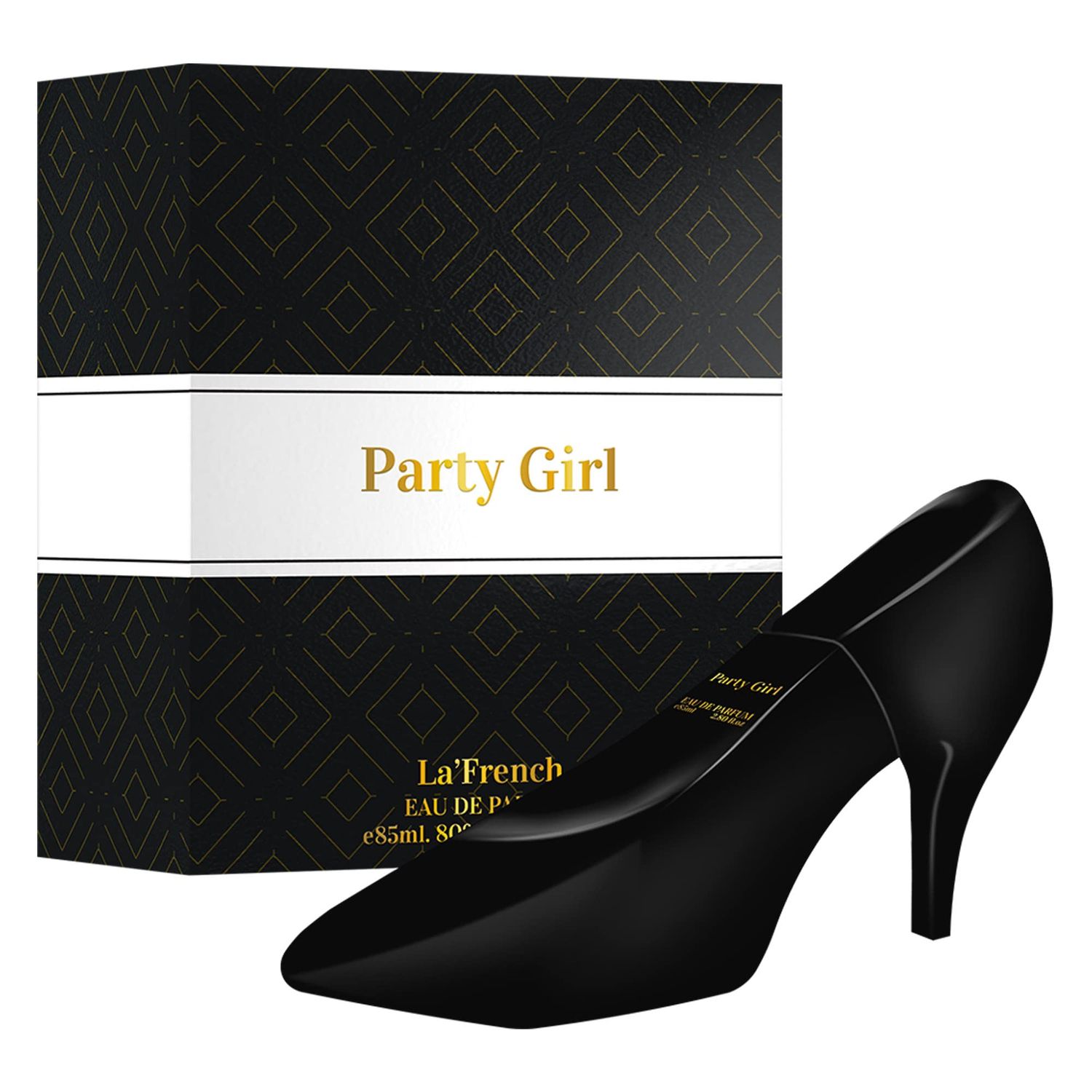 LA French Party Girl Perfume For Women | Eau De Parfum | Long Lasting Luxurious Scent | Classic French Fragrance | Gift Set 2.87Fl Oz /85 ml (Pack of 1)