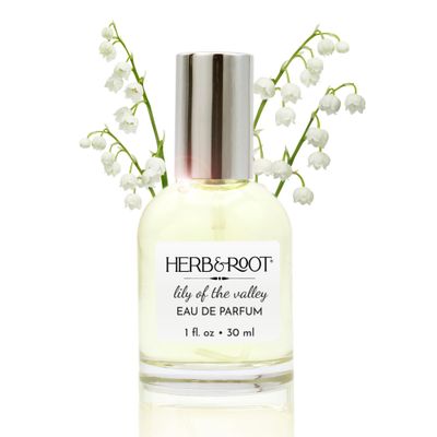 Herb &amp; Root Lily of the Valley Eau de Parfum: Vegan, Cruelty-Free Womens Perfume, Delicate Floral Scent, Long-Lasting Clean Fragrance, oz Body Spray for Women