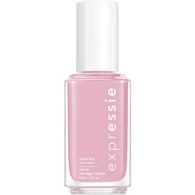 essie Expressie Nail Polish, Quick-Dry Lilac Purple Nail Polish, Vegan, Throw It On, 0.33 fl oz