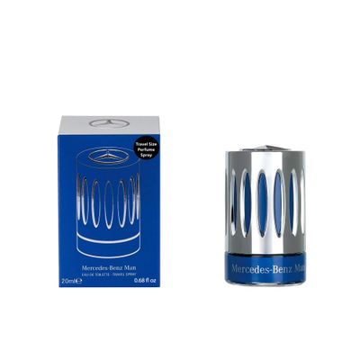 Mercedes-Benz Man Travel Collection, Perfume for Men Mini EDT Spray 0.68 Ounce