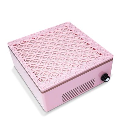 Tenrry Nail Dust Collector, Electric Acrylic Nail Fan Dust Collector with Detachable Reusable Filter Dust Suction Machine for Nail Salon, Nail Polishing (Pink)