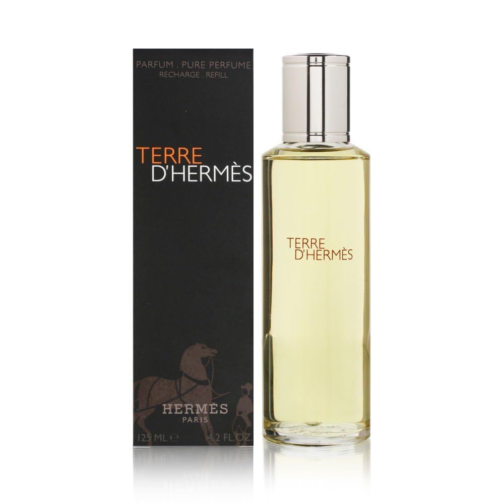 Hermes Terre Dhermes Pure Perfume Refillable for Men, 4.2 Ounce