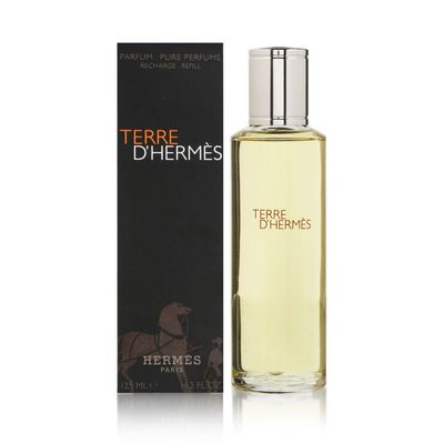 Hermes Terre Dhermes Pure Perfume Refillable for Men, 4.2 Ounce