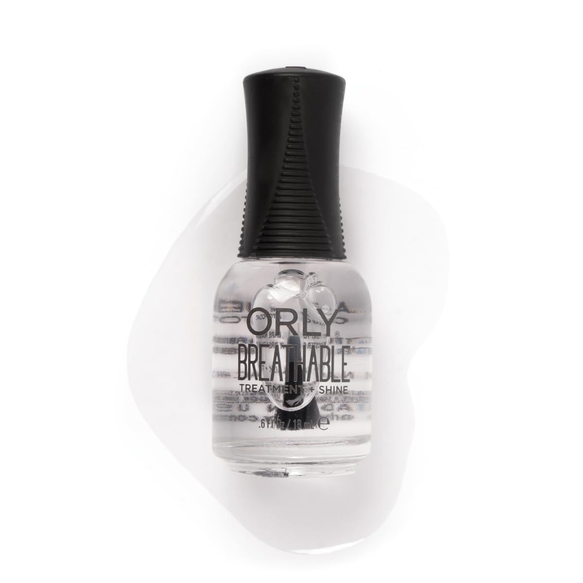 Orly Breathable Nail Color, Treatment Shine Clear Coat, 0.6 Fluid Ounce, 24903 - Treatment Shine Top (W-C-12373)