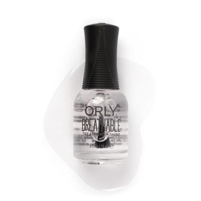 Orly Breathable Nail Color, Treatment Shine Clear Coat, 0.6 Fluid Ounce, 24903 - Treatment Shine Top (W-C-12373)