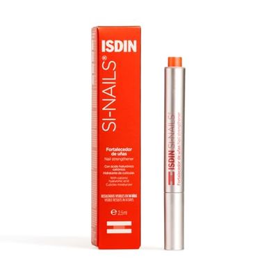 ISDIN Si-Nails - Fast Absorbing Nail Strengthening and Hardening Serum for Nail Durability in Thin Nails, made with Cationic Hyaluronic Acid 0.08 FL OZ